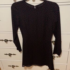 NWOT Reformation Polka Dot Mini Dress